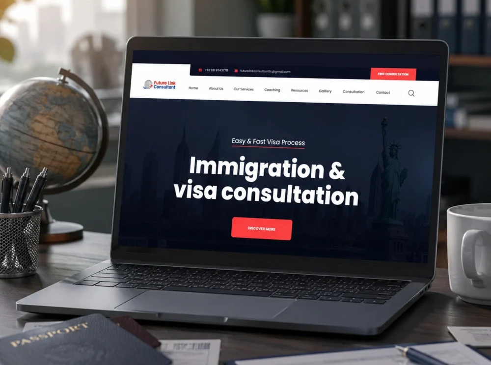 • Professional Visa Consultant Website – Future Link Consultant