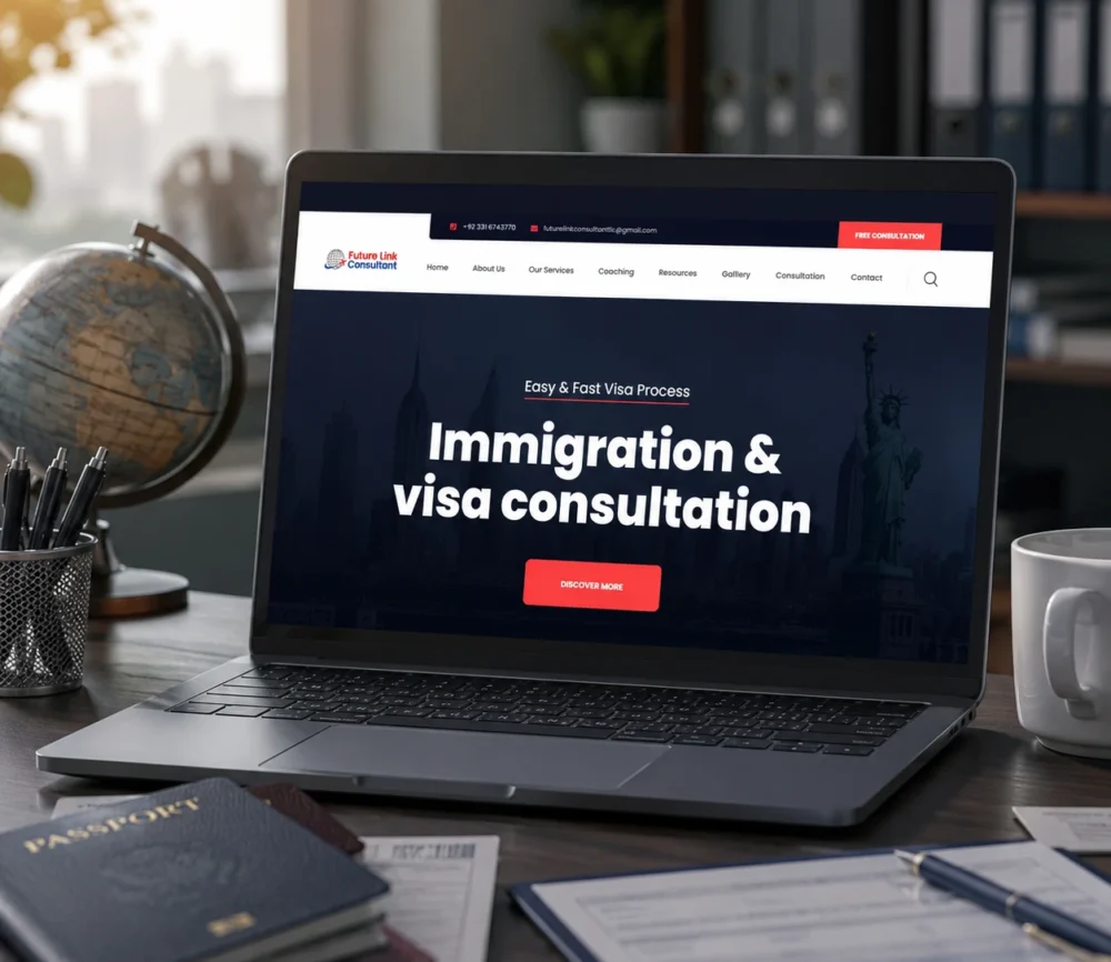 • Professional Visa Consultant Website – Future Link Consultant
